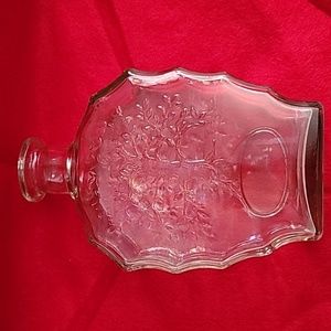 Home vintage decanter glass tree of life design prohibition  container clear